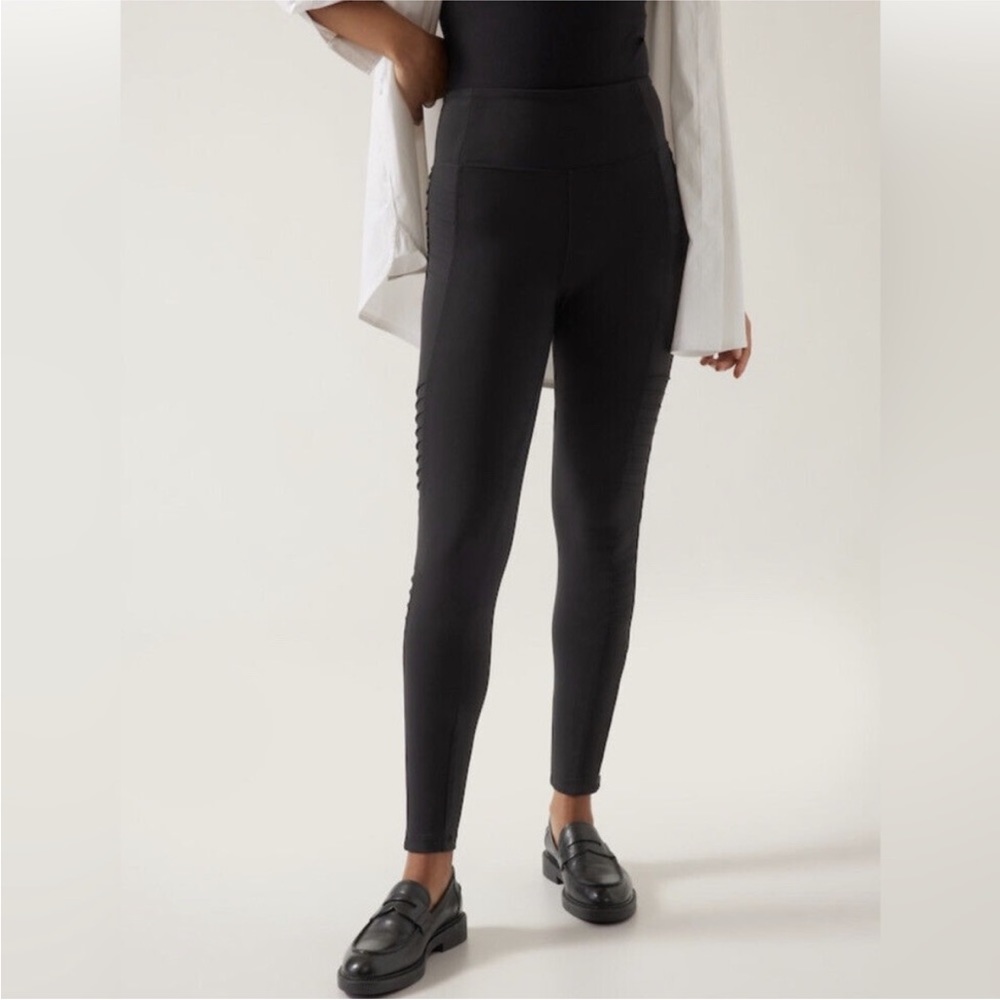 Athleta Delancey Moto Tight Leggings